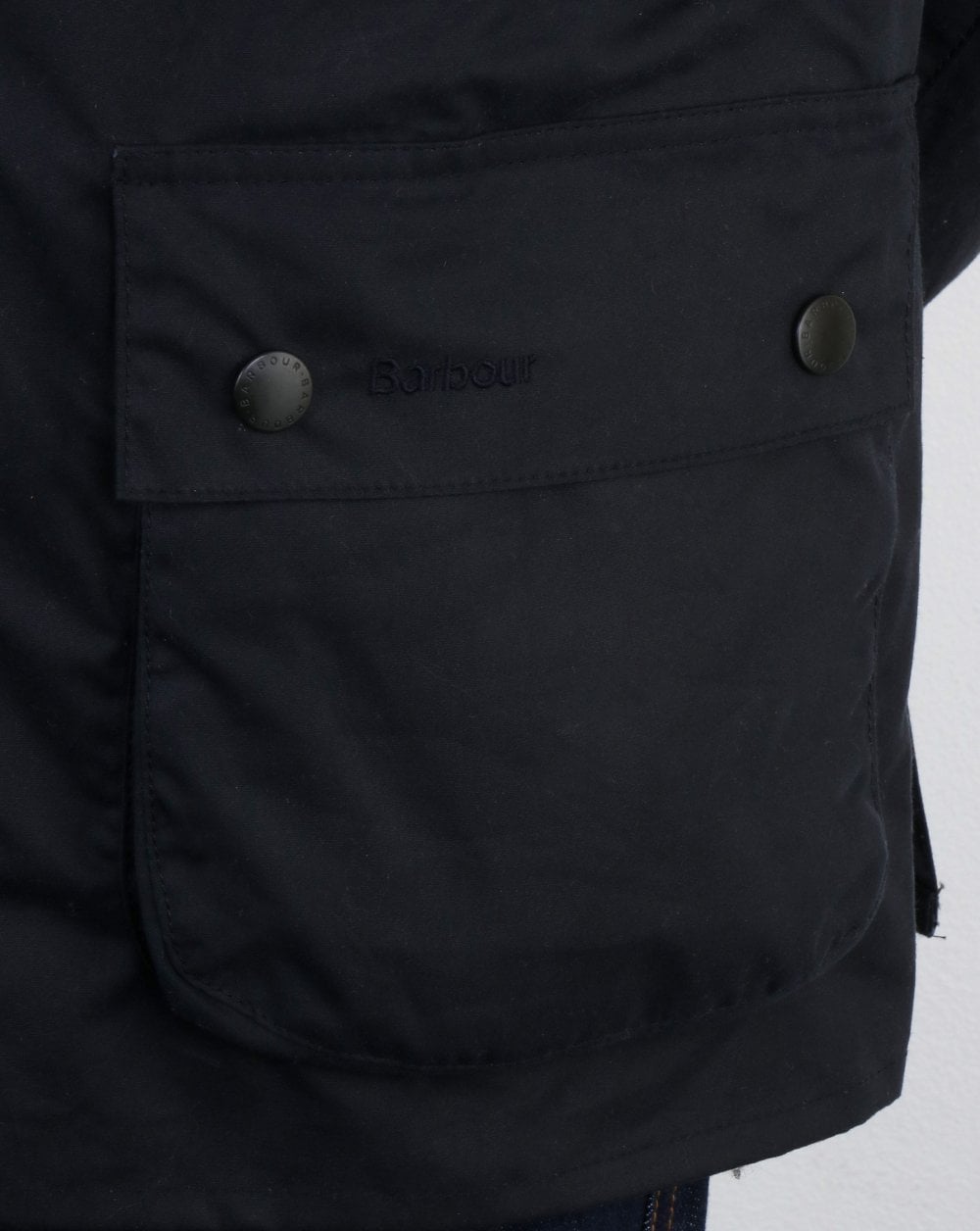 Barbour Ashby Wax Jacket Navy