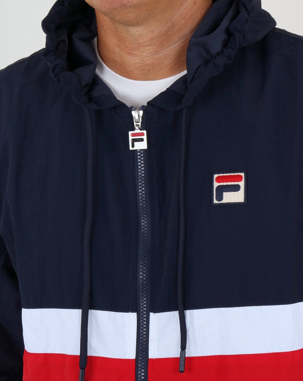 Fila Vintage Tate Jacket Navy/Red/White