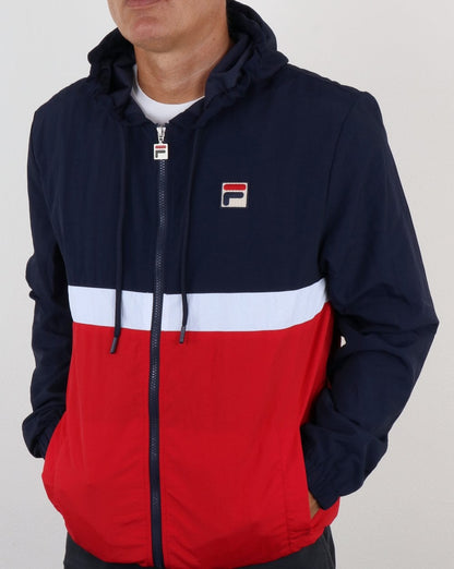 Fila Vintage Tate Jacket Navy/Red/White