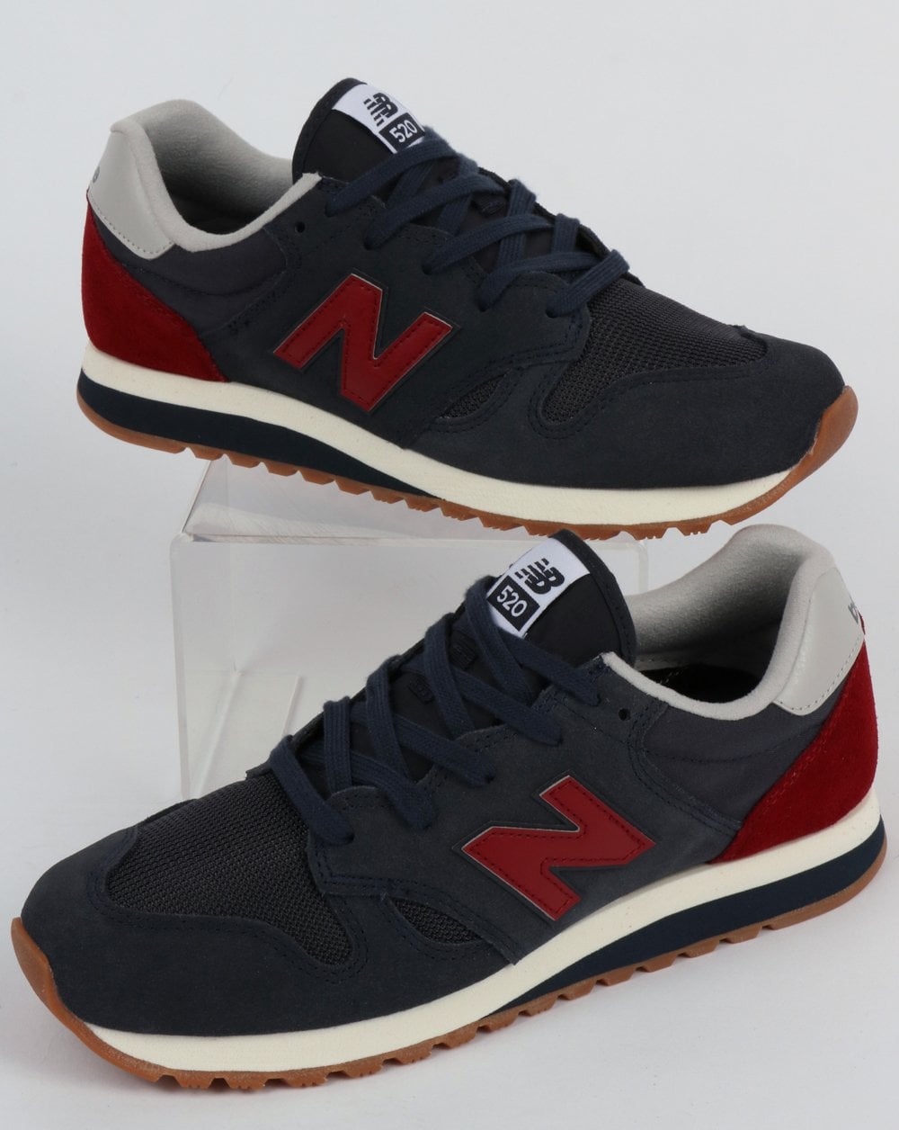 New Balance 520 Trainers Outerspace/Scarlet