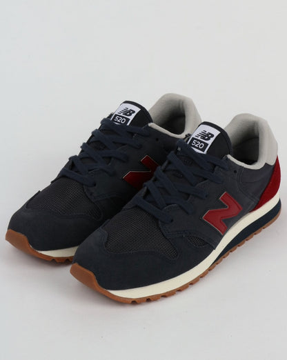 New Balance 520 Trainers Outerspace/Scarlet