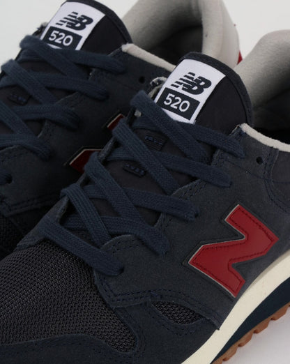 New Balance 520 Trainers Outerspace/Scarlet