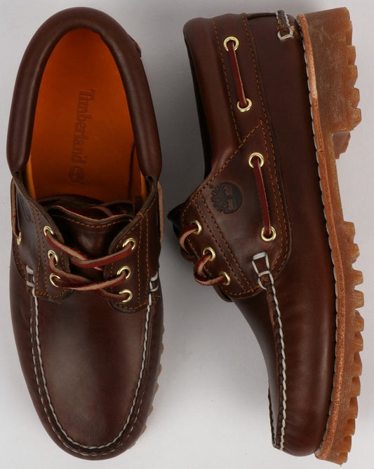 Timberland Timberland Authentics 3 Eye Classic Brown Shoes