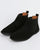 Pretty Green Suede Chelsea Boots Black