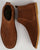 Pretty Green Suede Chelsea Boots Dark Tan