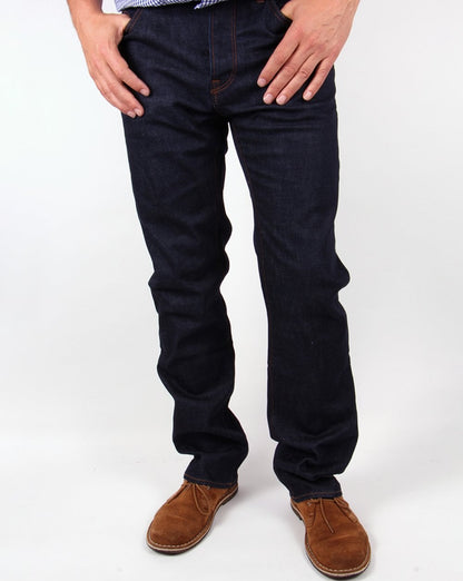 Pretty Green Burnage Regular Fit Jeans Rinse Wash