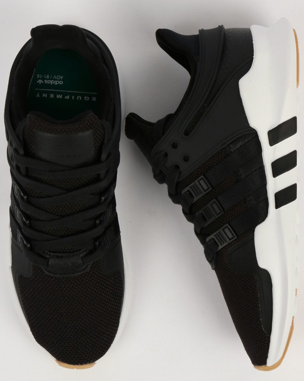 Adidas EQT Support Adv Trainers Black/White/Gum