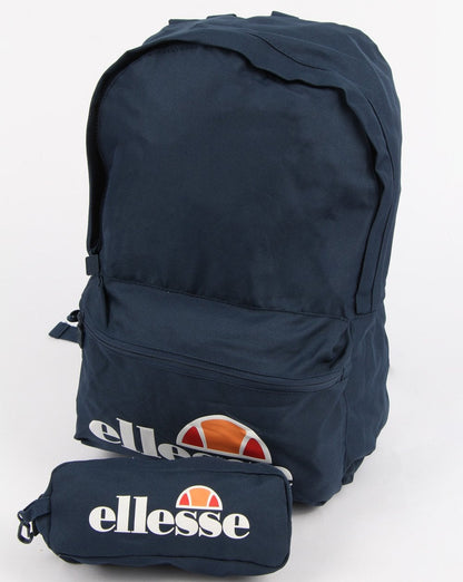 Ellesse Rolby Backpack & Pencil Case Navy