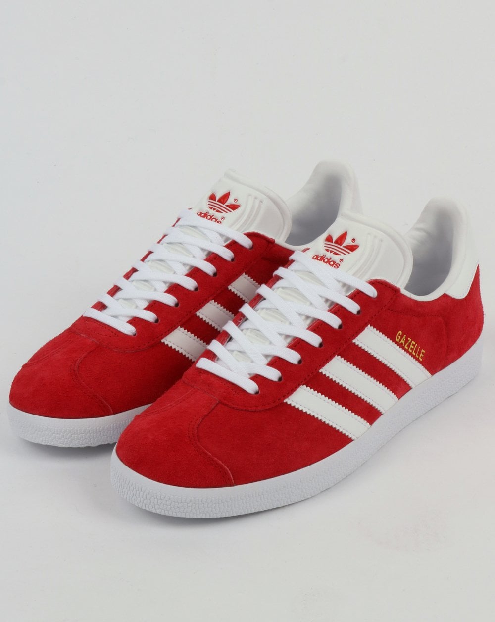 Adidas Gazelle Trainers Red/White