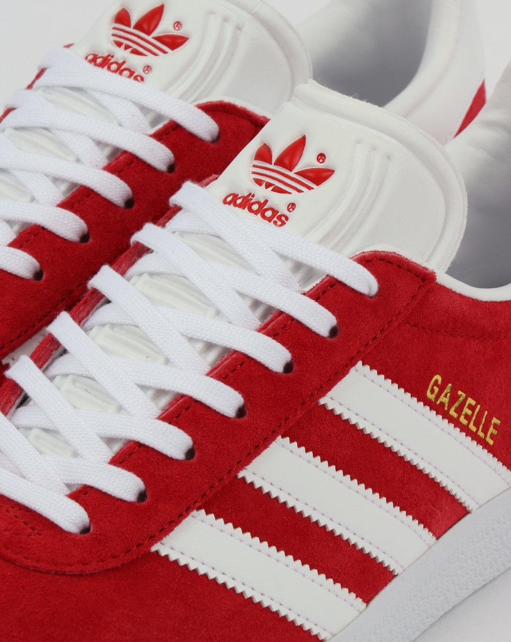 Adidas Gazelle Trainers Red/White