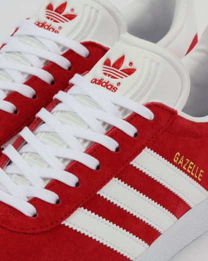 Adidas Gazelle Trainers Red/White