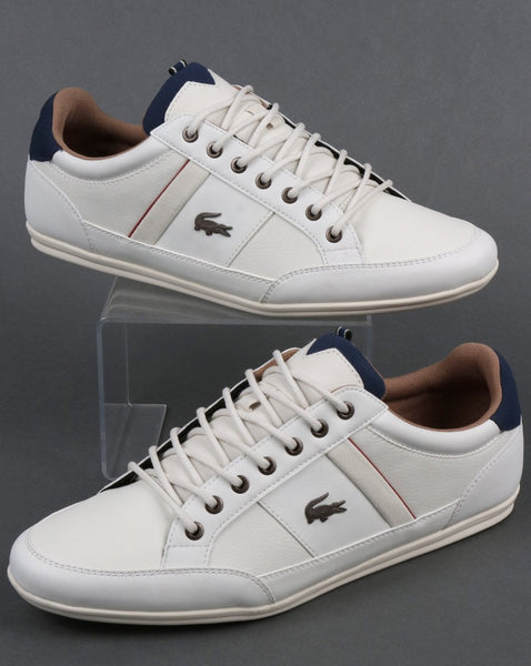 Lacoste Chaymon Trainers Off White/Navy