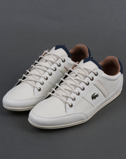 Lacoste Chaymon Trainers Off White/Navy