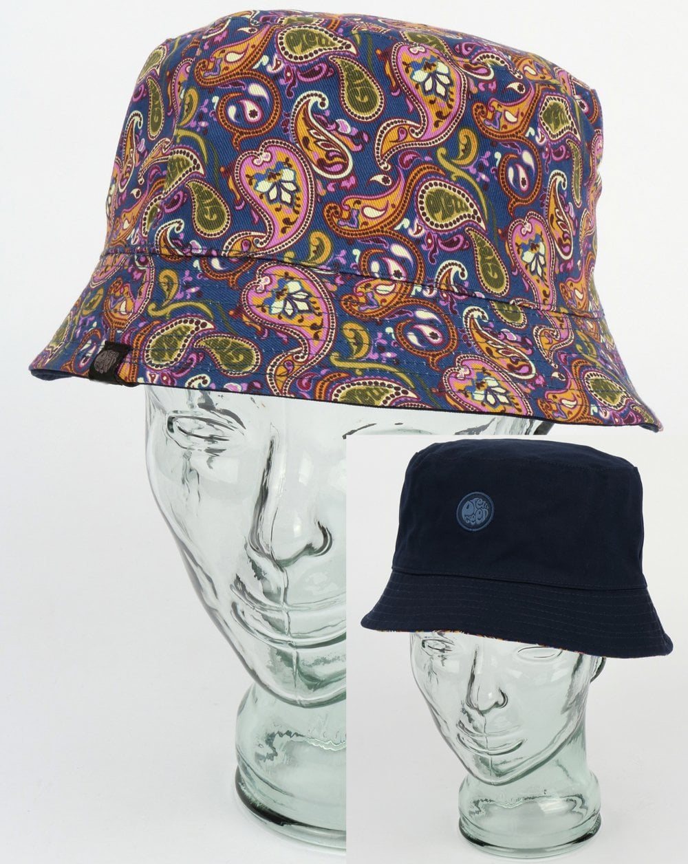 Pretty Green Astan Paisley Bucket Hat Vintage