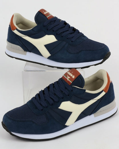 Diadora Camaro Trainers Navy Blue/White