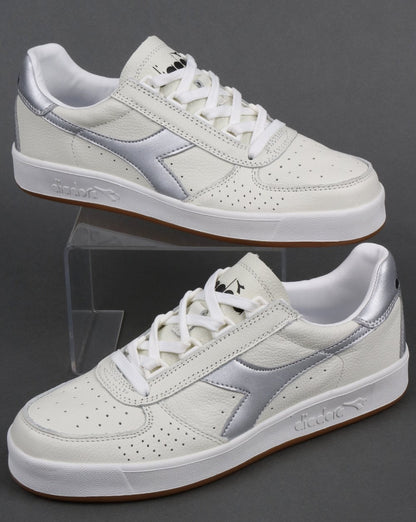 Diadora B. Elite L Trainers White/Silver