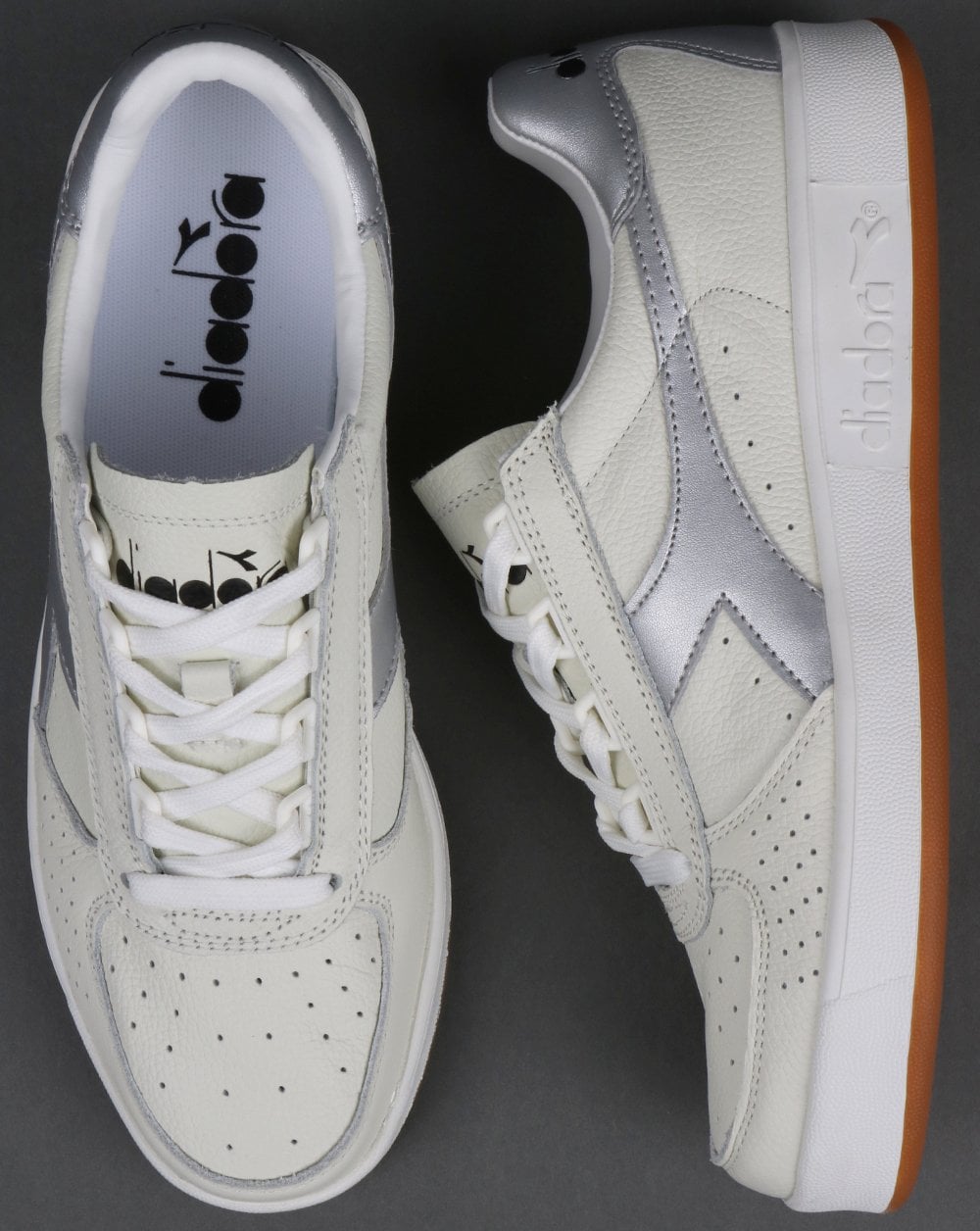 Diadora B. Elite L Trainers White/Silver