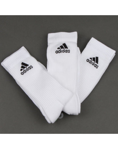 Adidas Originals 3 Pack Stripe Socks White/white/black