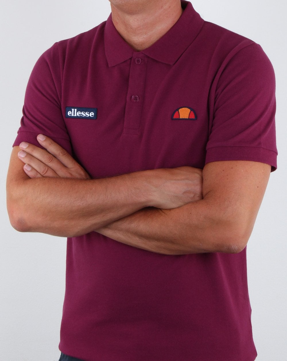 Ellesse Heritage Polo Shirt Purple