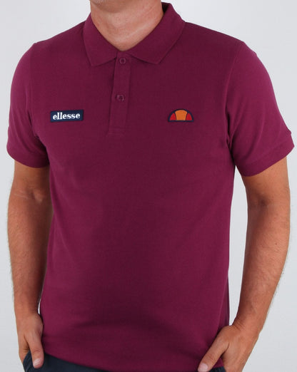 Ellesse Heritage Polo Shirt Purple