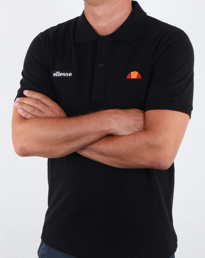 Ellesse Heritage Polo Shirt Black