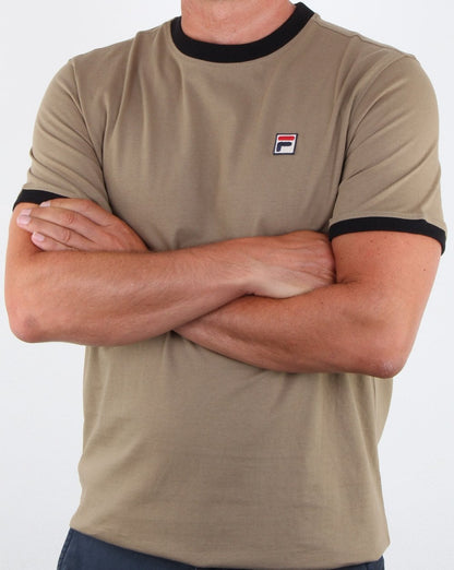 Fila Vintage Ringer T Shirt Drygrass