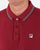 Fila Vintage Tipped Polo Shirt Tibetan Red
