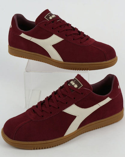 Diadora Tokyo Trainers Burgundy
