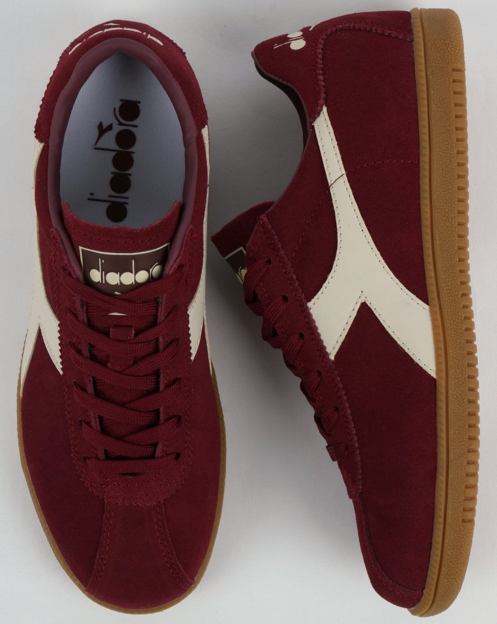 Diadora Tokyo Trainers Burgundy