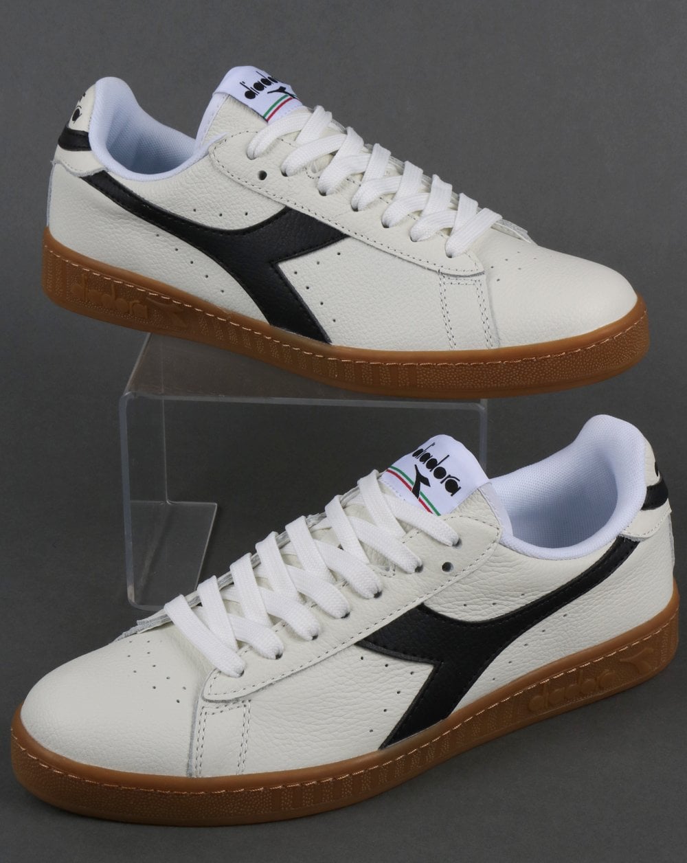 Diadora Game L Low Trainers White/Black