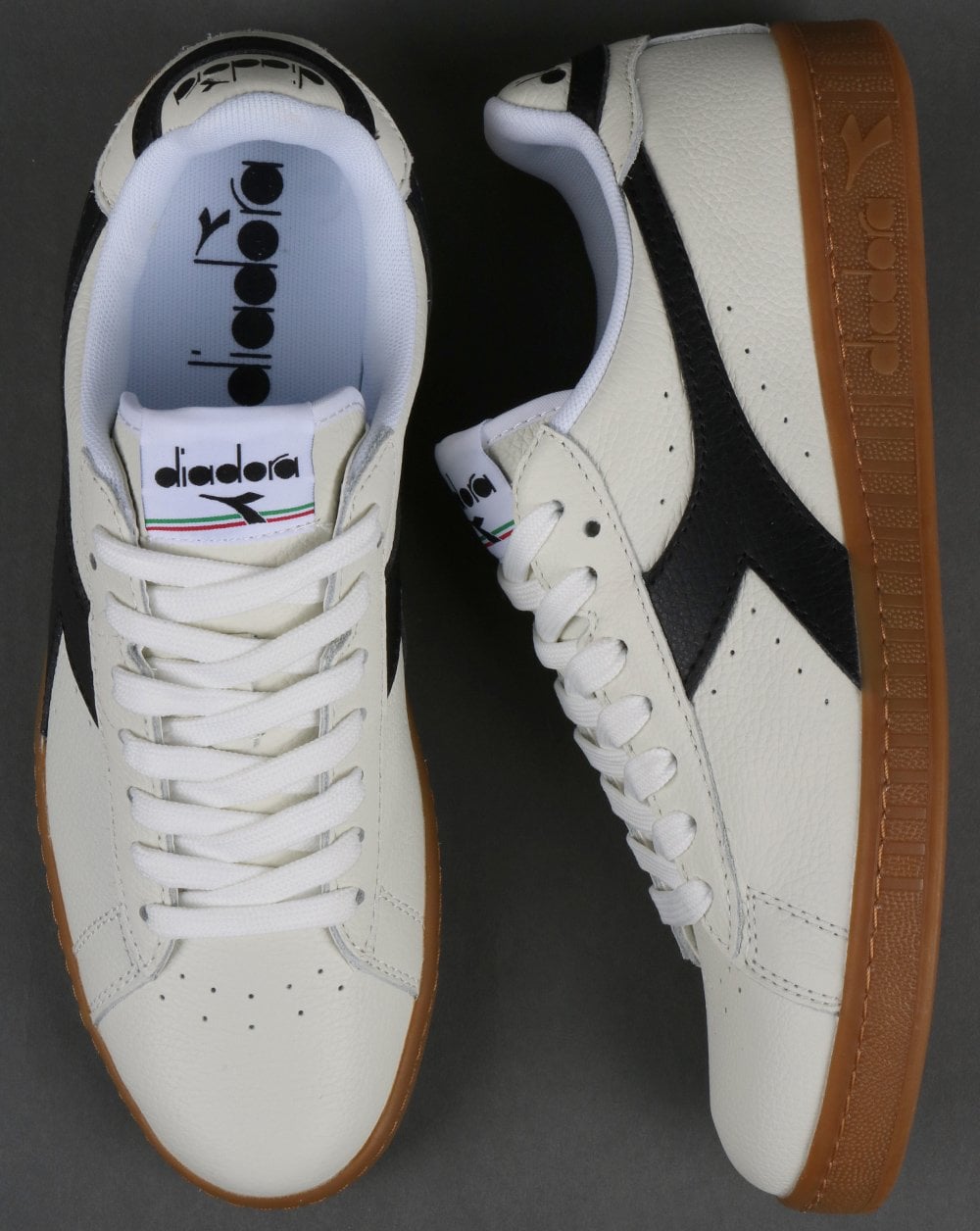 Diadora Game L Low Trainers White/Black