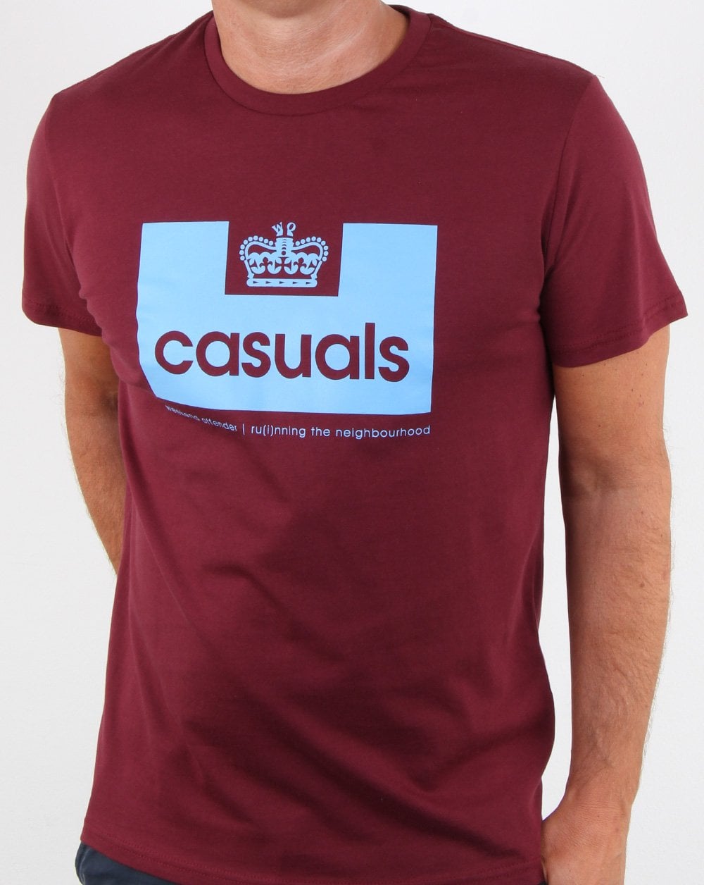 Weekend Offender Casuals T Shirt Claret