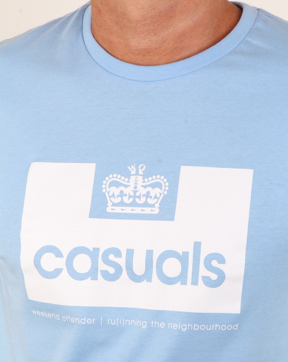 Weekend Offender Casuals T Shirt Sky Blue