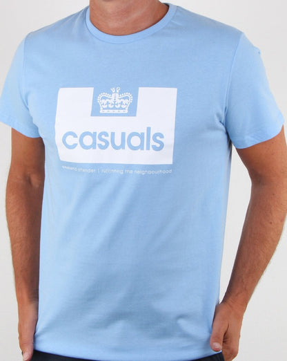 Weekend Offender Casuals T Shirt Sky Blue