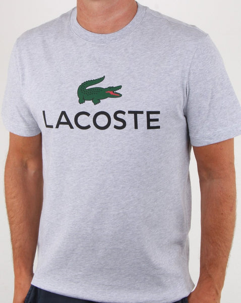 Lacoste Logo T-shirt Silver Chine
