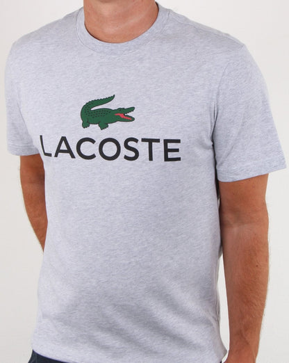 Lacoste Logo T-shirt Silver Chine