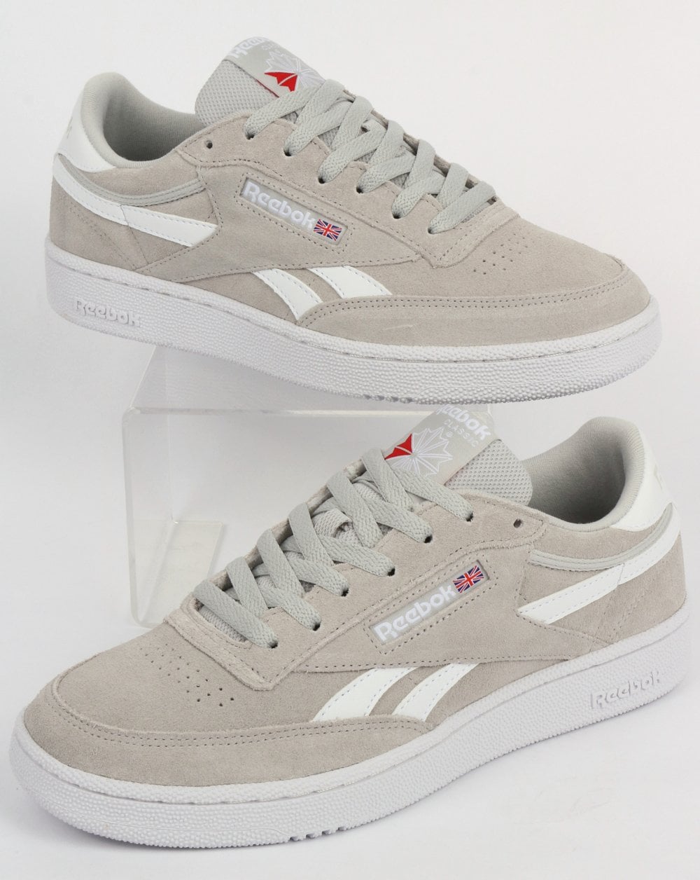 Reebok Revenge Plus Trainers Grey/White