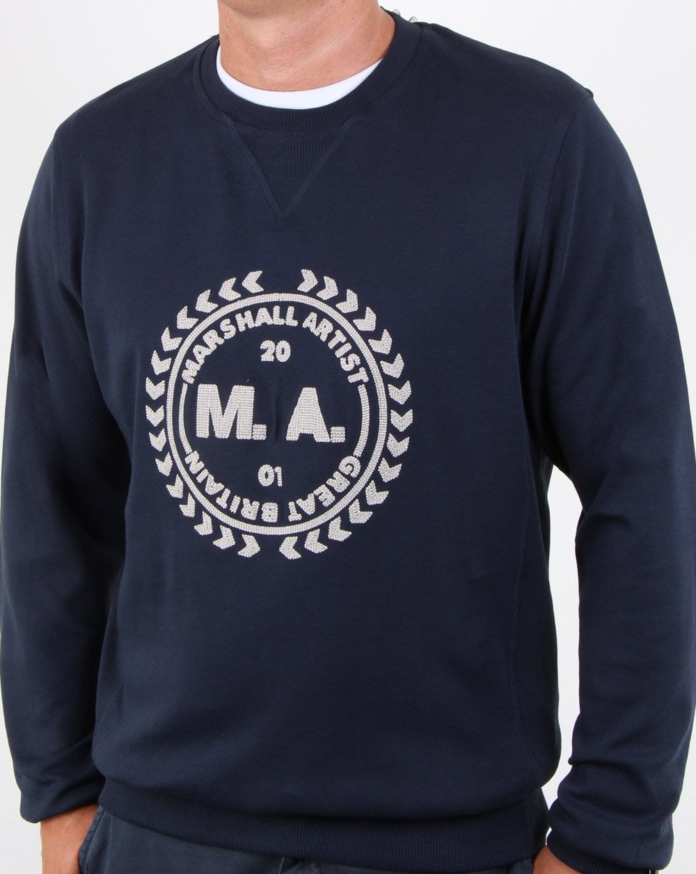 Marshall Artist Casually Crafted Sweatshirt Navy