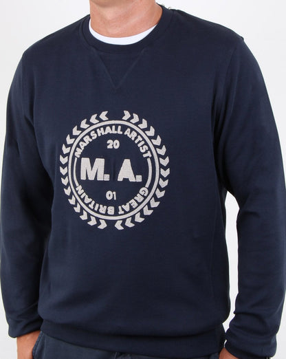 Marshall Artist Casually Crafted Sweatshirt Navy