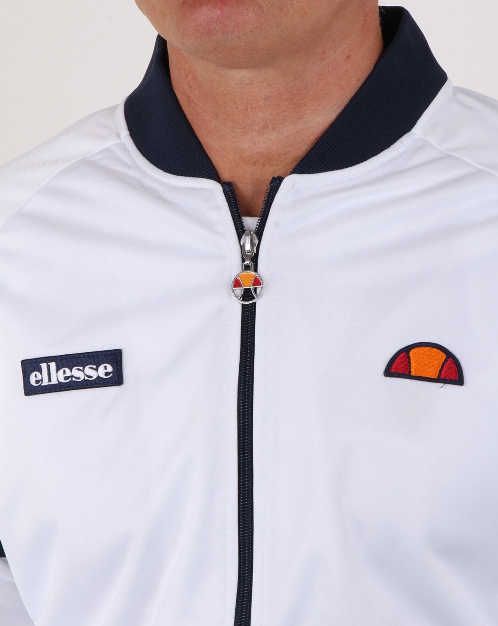 Ellesse Romeo Track Top White/navy