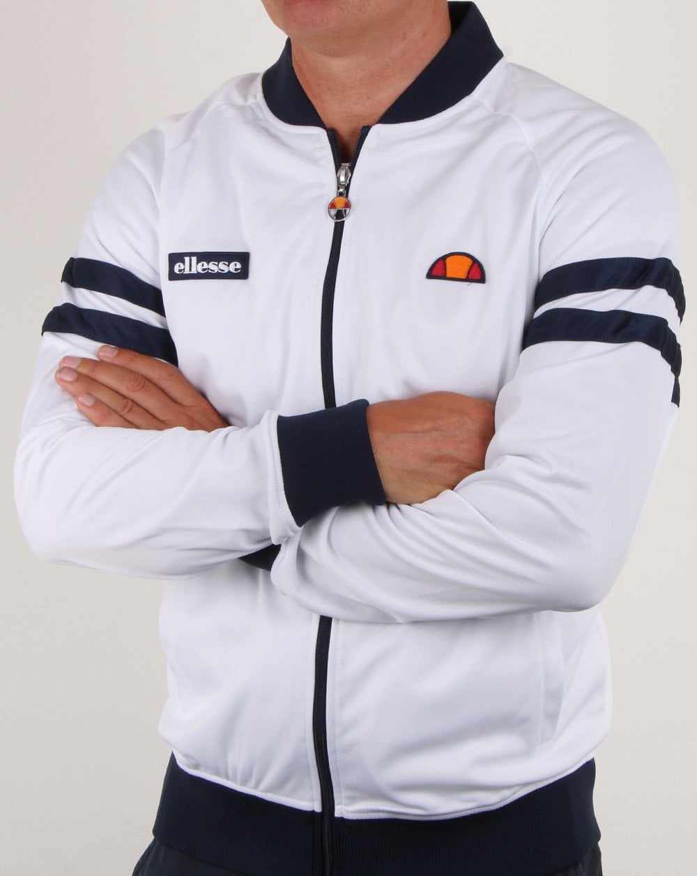 Ellesse Romeo Track Top White/navy