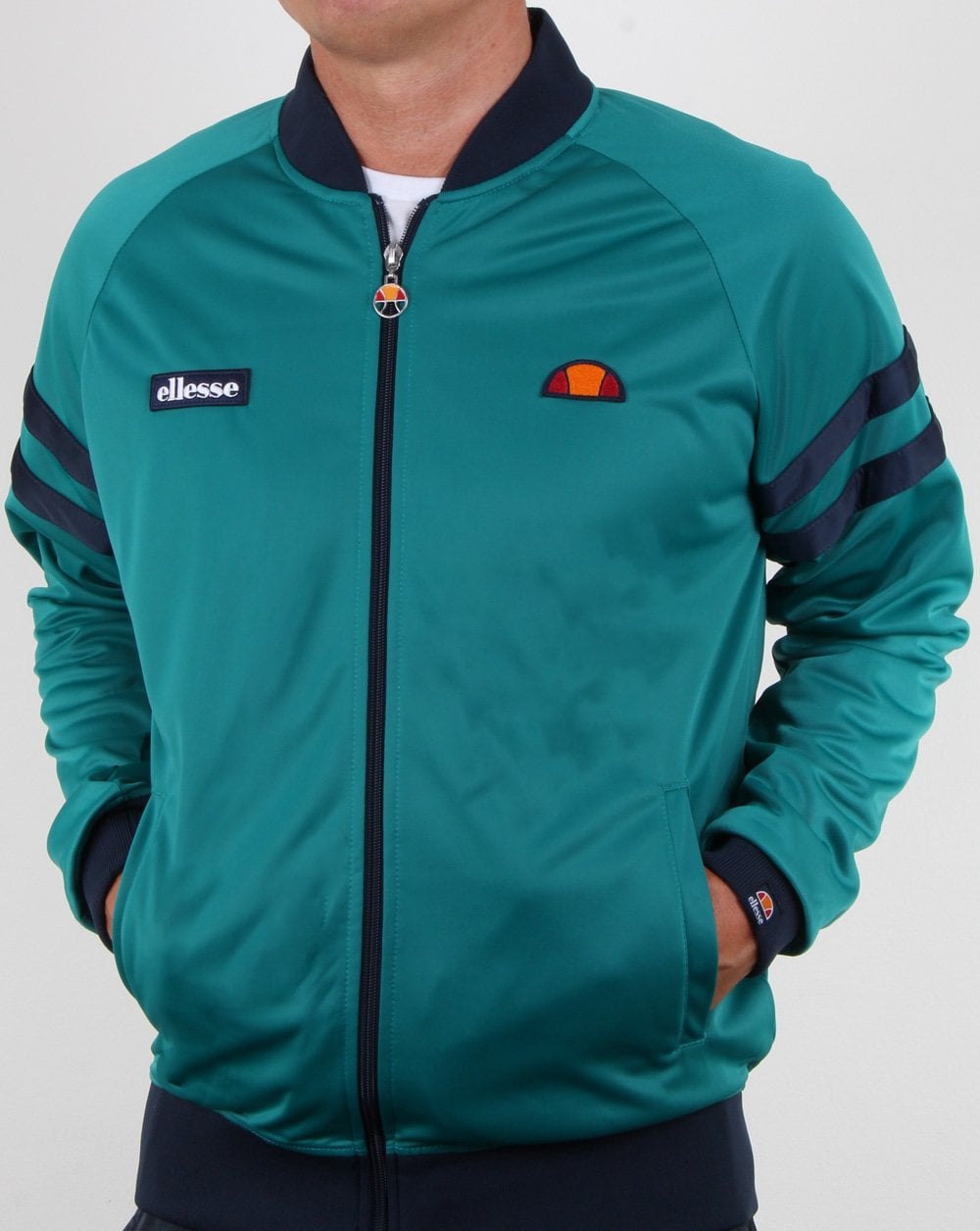 Ellesse Romeo Track Top Fanfair Green/navy