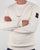 Marshall Artist Garment Dyed Crew Sweatshirt Off White