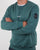 Marshall Artist Garment Dyed Crew Sweatshirt Green