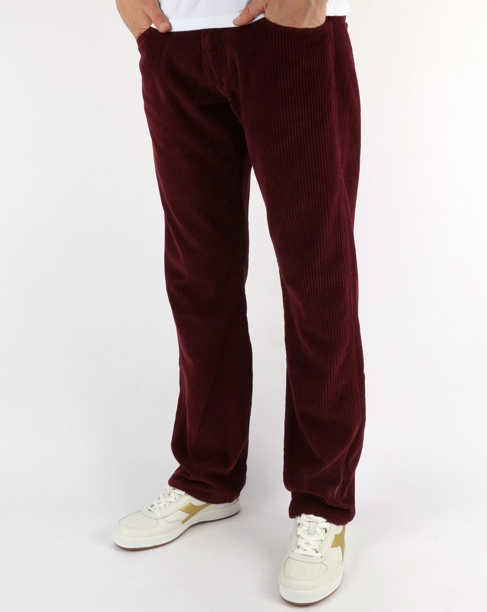 Lois Dallas Jumbo Straight Cords Burgundy