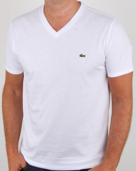 Lacoste V-neck T-shirt White