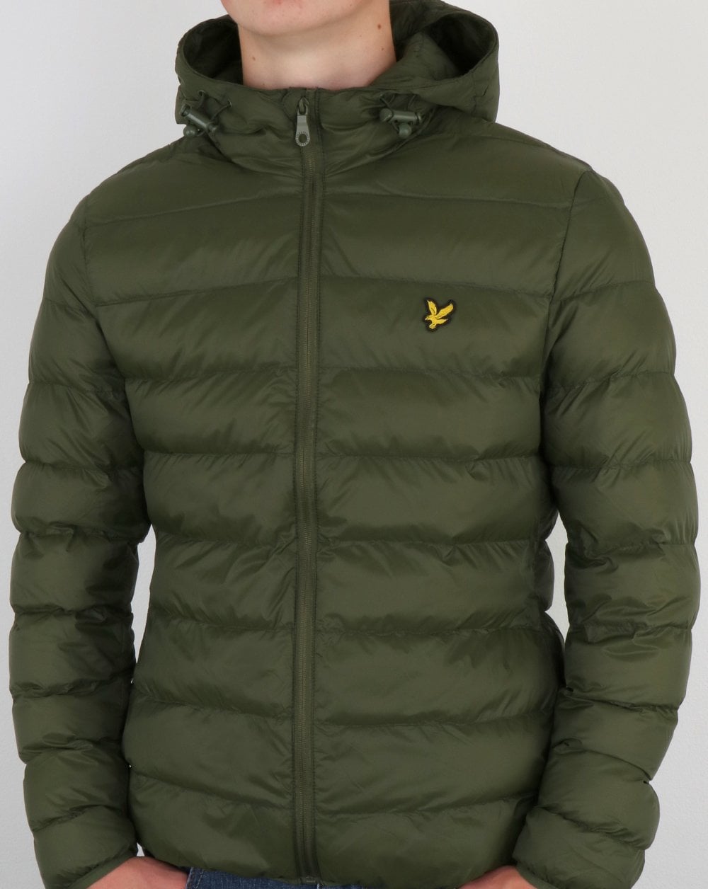 Lyle And Scott Lightweight Puffer Jacket Woodland Green