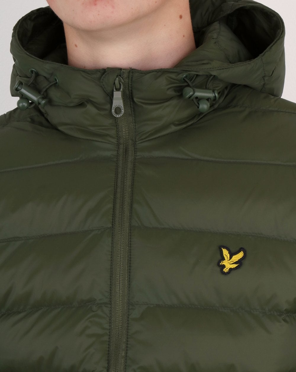 Lyle And Scott Lightweight Puffer Jacket Woodland Green