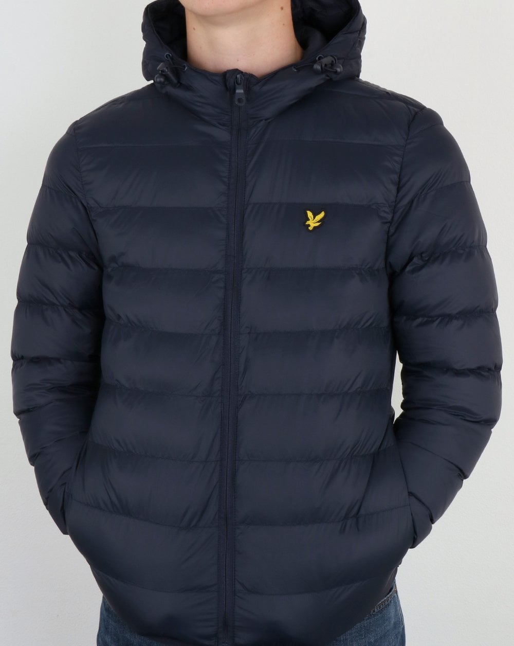 Lyle And Scott Lightweight Puffer Jacket Dark Navy