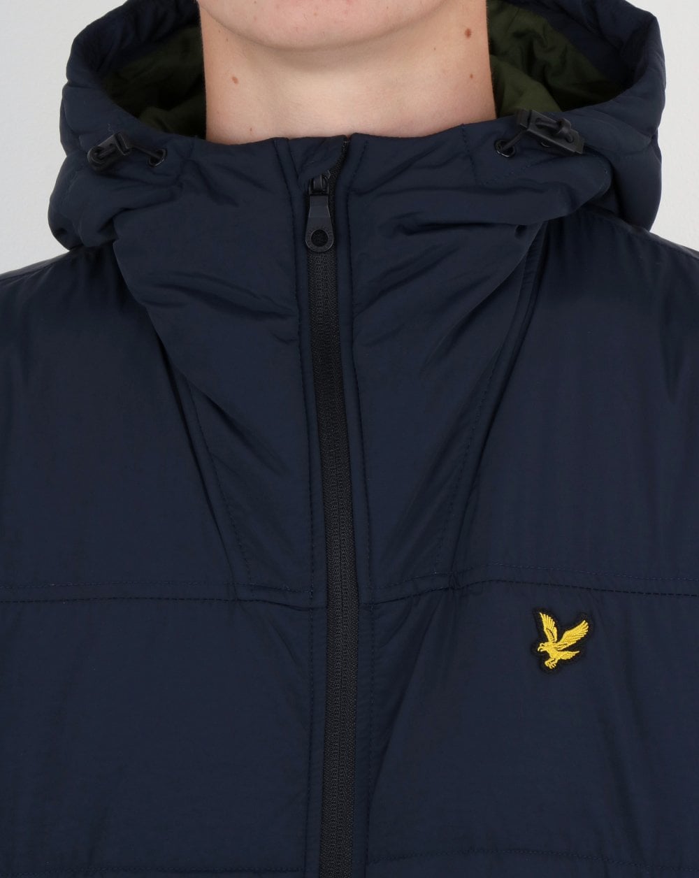 Lyle And Scott Wadded Jacket Dark Navy